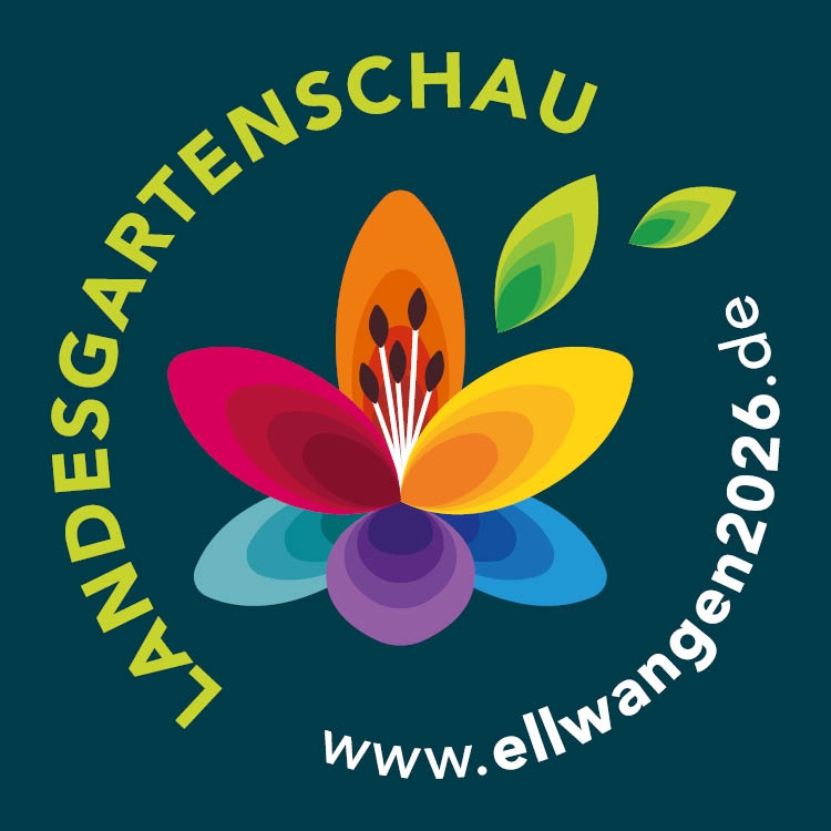 Logo der Landesgartenschau 2026 Ellwangen